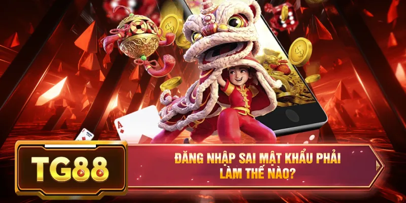 Đăng nhập tg88 sai mật khẩu phải làm thế nào?